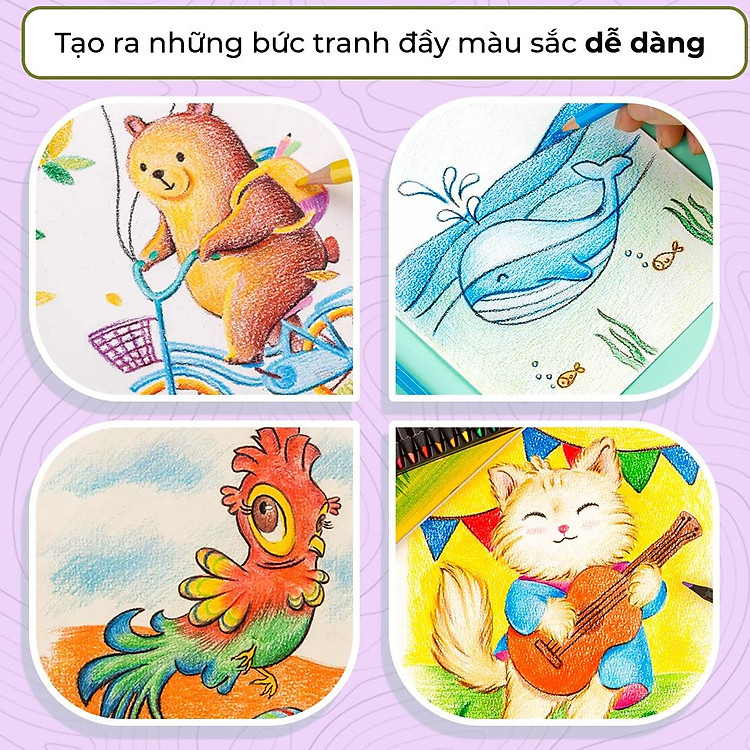 Hộp Bút Chì Màu Hai Đầu Colokit CPC-C035 (12 chiếc) - Ảnh 2