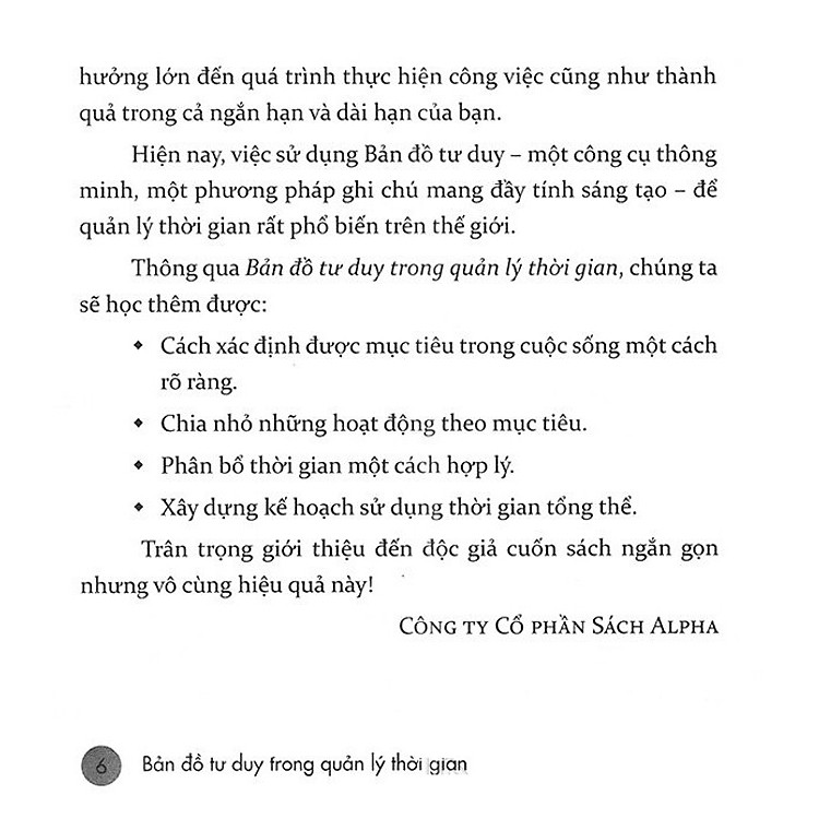 Bản Đồ Tư Duy Trong Quản Lý Thời Gian (Tái bản 2022) - Ảnh 3