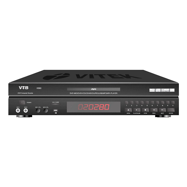Đầu DVD Karaoke VTB K960 (6 Số) - Hàng Chính Hãng