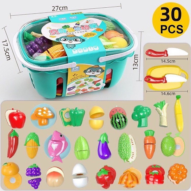 Mua tại Tiki: Bộ Đồ Chơi Cắt Hoa Quả Nubie Chính hãng Giá tốt
