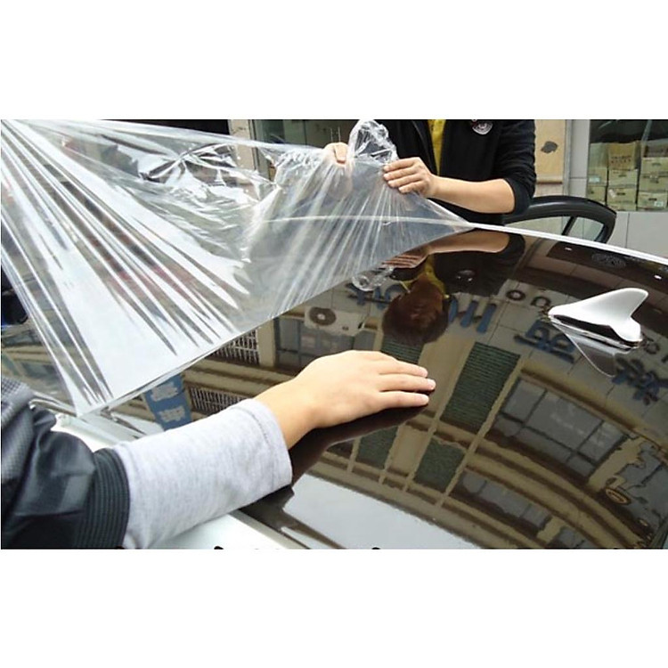 Decal đen siêu bóng dán nóc xe oto chống nóng cách nhiệt chuyên dụng khổ 1m52 tạo hiệu ứng giả cửa sổ trời - Hàng nhập k