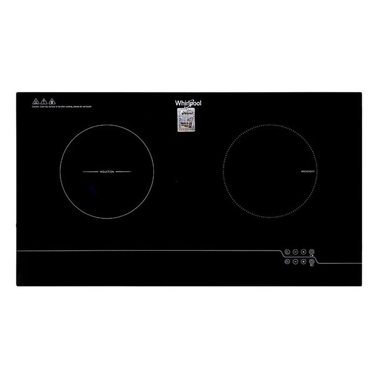 Bếp Đôi Từ Và Hồng Ngoại Whirlpool ACH7327/BLV - Đen - Hàng chính hãng