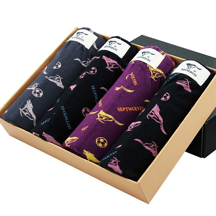 Set 4 Quần Boxer Nam Cartelo 95012