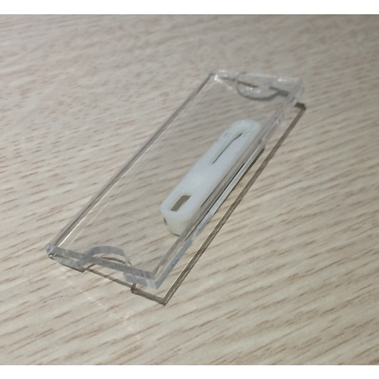 Thẻ tên đeo ngực ghim cài mica trong (10 chiếc)