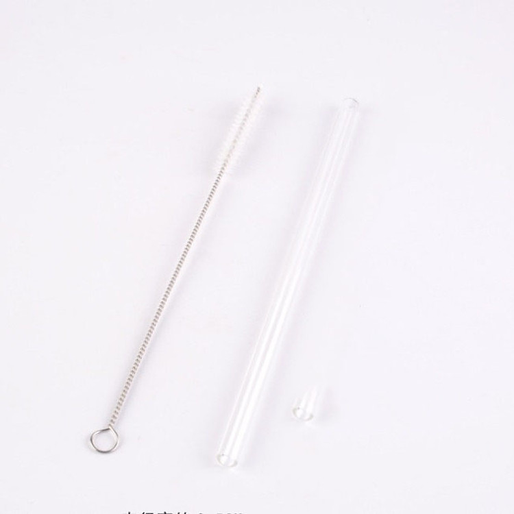 Bộ Ống Hút Thủy Tinh + Cọ làm sạch ống