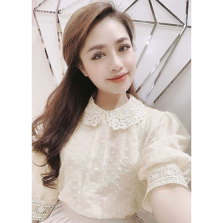 Áo ren nữ công sở kiểu dáng đẹp