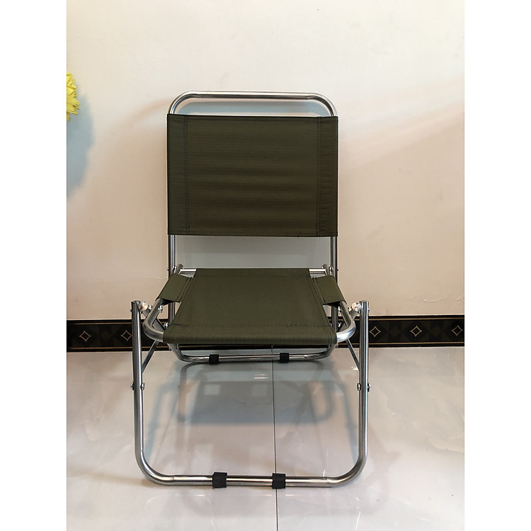 Ghế ngồi cafe, ghế câu cá inox xếp tiện lợi