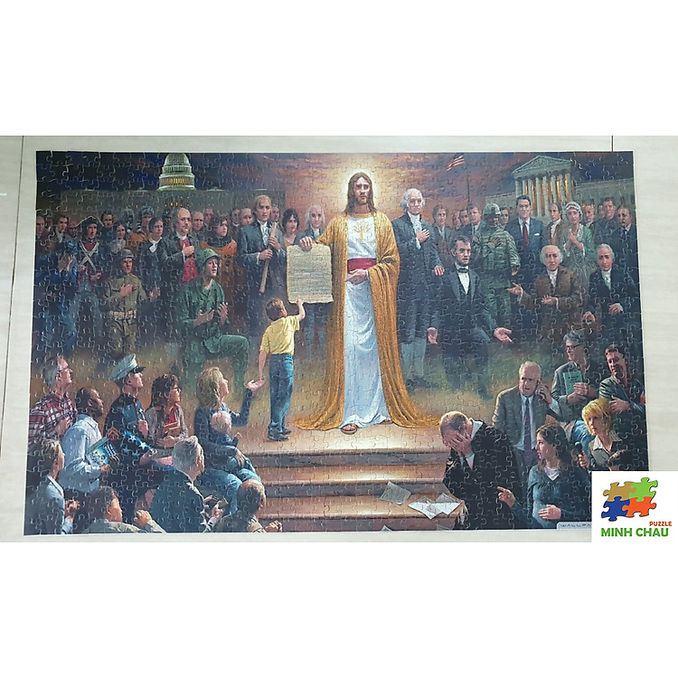 Bộ Tranh Xếp Hình Jesus 1000 Mảnh Chính hãng Tiết kiệm - Hình ảnh 3