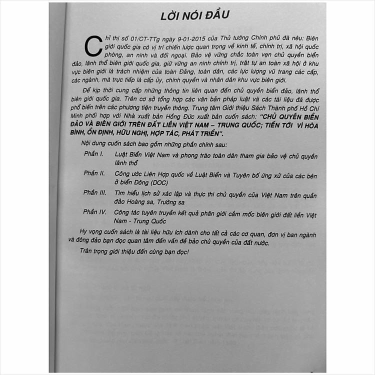 Chủ Quyền Biển Đảo Và Biên Giới Trên Đất Liền Việt Nam - Trung Quốc Tiến Tới Vì Hòa Bình, Ổn Định, Hữu Nghị, Hợp Tác, Phát Triển - Ảnh 2