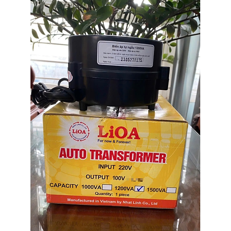 Biến Áp Đổi Nguồn Hạ Áp LiOA - Biến Áp Đổi Nguồn LiOA 200/400/600VA ( Điện Vào 220V- Điện Ra 100/120V)