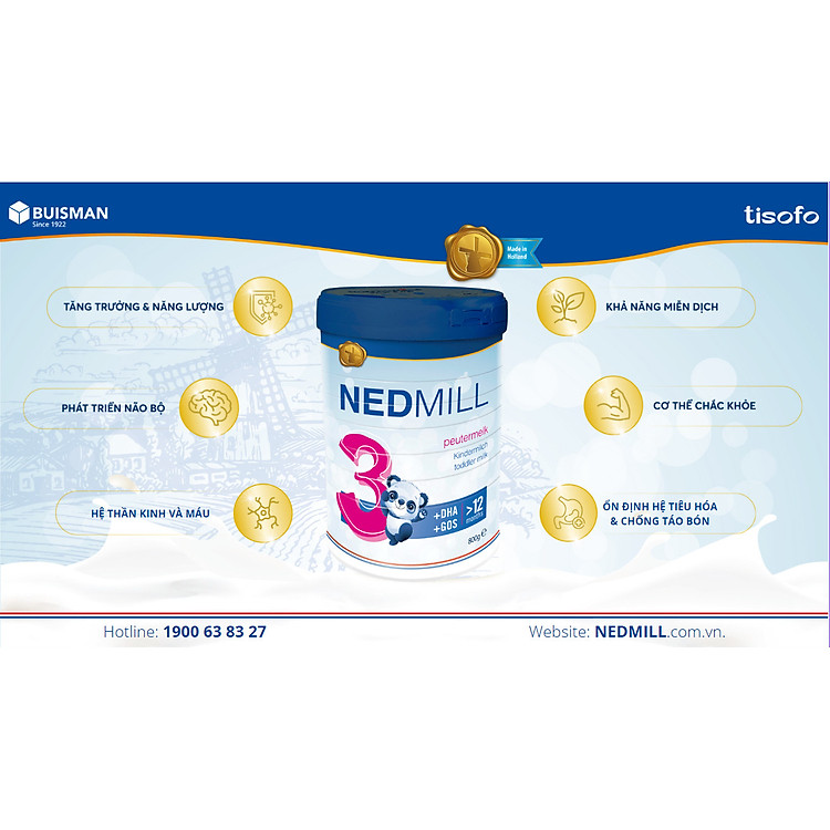 NEDMILL Stage 3 Dinh Dưỡng Trẻ Trên 12 Tháng - Hình ảnh 4