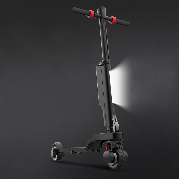 Xe điện gấp gọn E Scooter HX X6 Dragonfly Design, Hỗ trợ sạc USB, Pin có thể tháo rời, Màn hình LCD, loa bluetooth, Đèn pha LED, chắn bùn phía sau