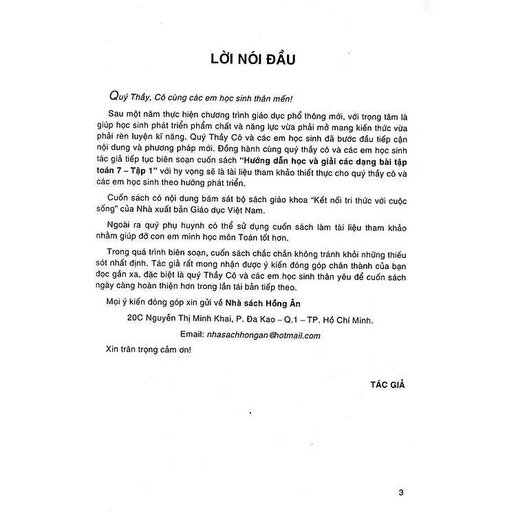 Hướng Dẫn Học & Giải Các Dạng Bài Tập Toán Lớp 7 - Tập 1 - Ảnh 3