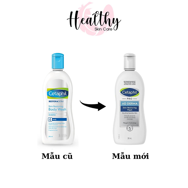 Sữa Tắm Cho Da Nhạy Cảm Cetaphil Restoraderm Body Wash (295ml) – 4500751165622,3499320003926