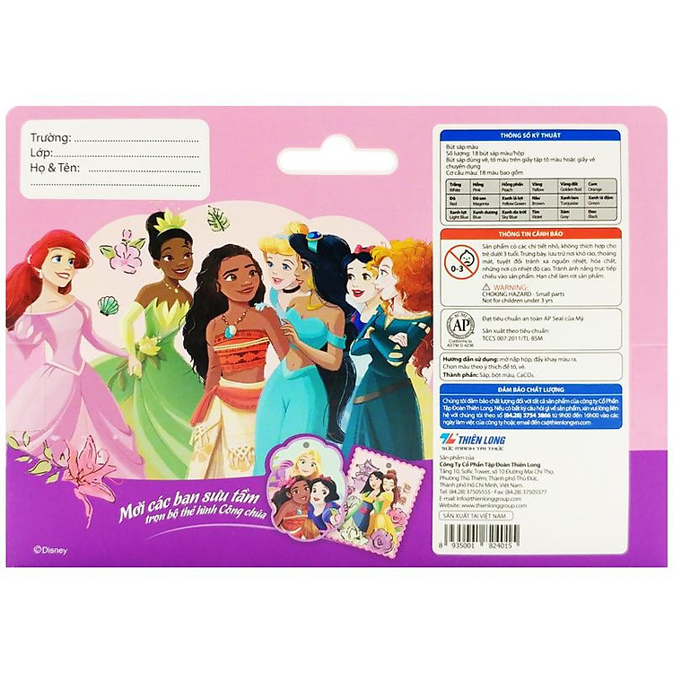 Bút Sáp Màu Thiên Long CR-C029/PR (18 màu) - Ảnh 6