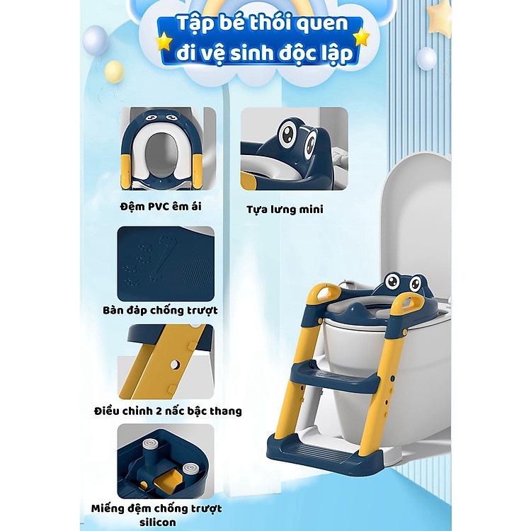 Bô vệ sinh FTAKY gấp gọn cho bé Chính hãng Giá tốt - Hình ảnh 5