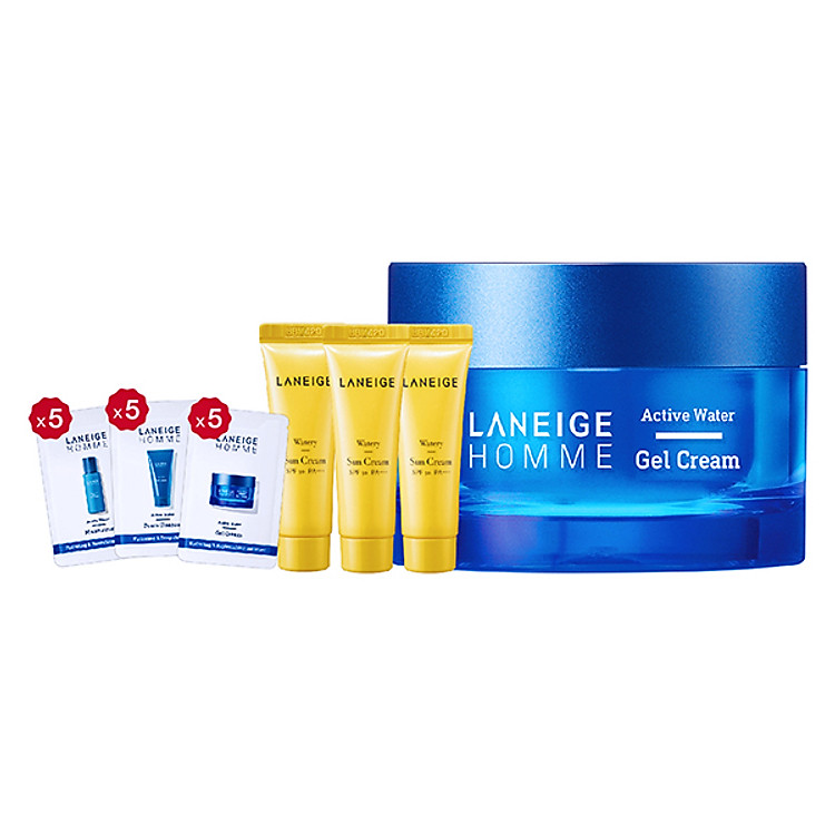 Bộ Kem Dưỡng Ẩm Laneige Homme Active Water Gel Cream (50ml)
