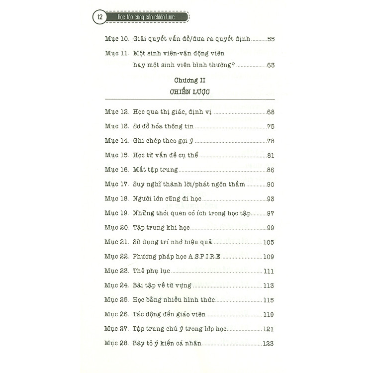 HỌC TẬP CŨNG CẦN CHIẾN LƯỢC (Bản in năm 2022) - Ảnh 5