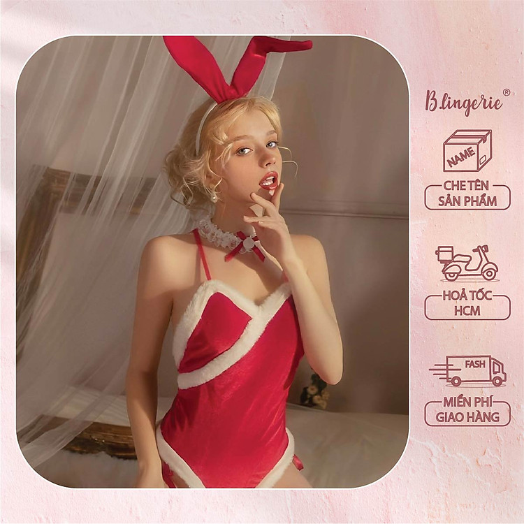 Bộ Bodysuit Cosplay Bunny Noel - B.Lingerie
