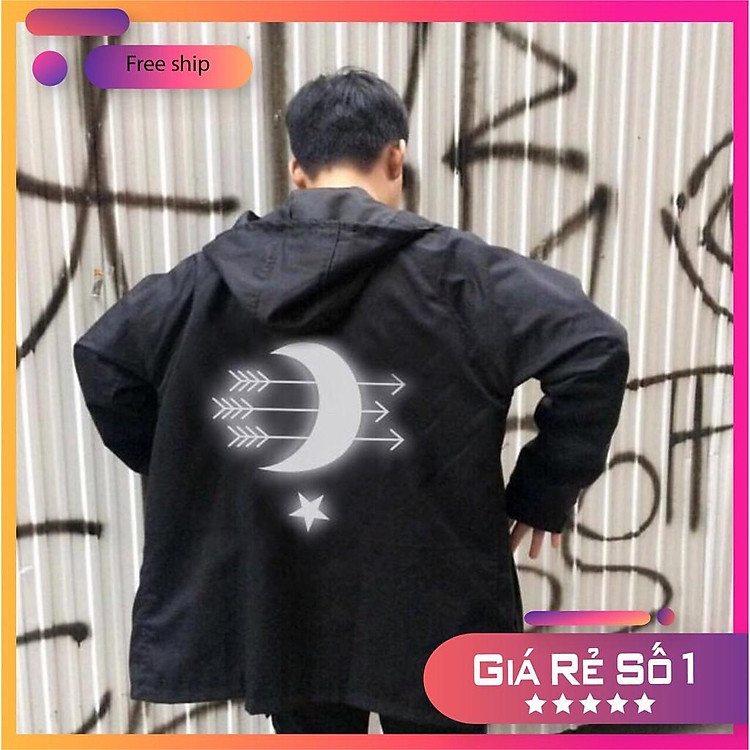 ÁO KHOÁC DÙ Thiên Hà - Phản Quang (CÓ Kèm Ảnh Thật)