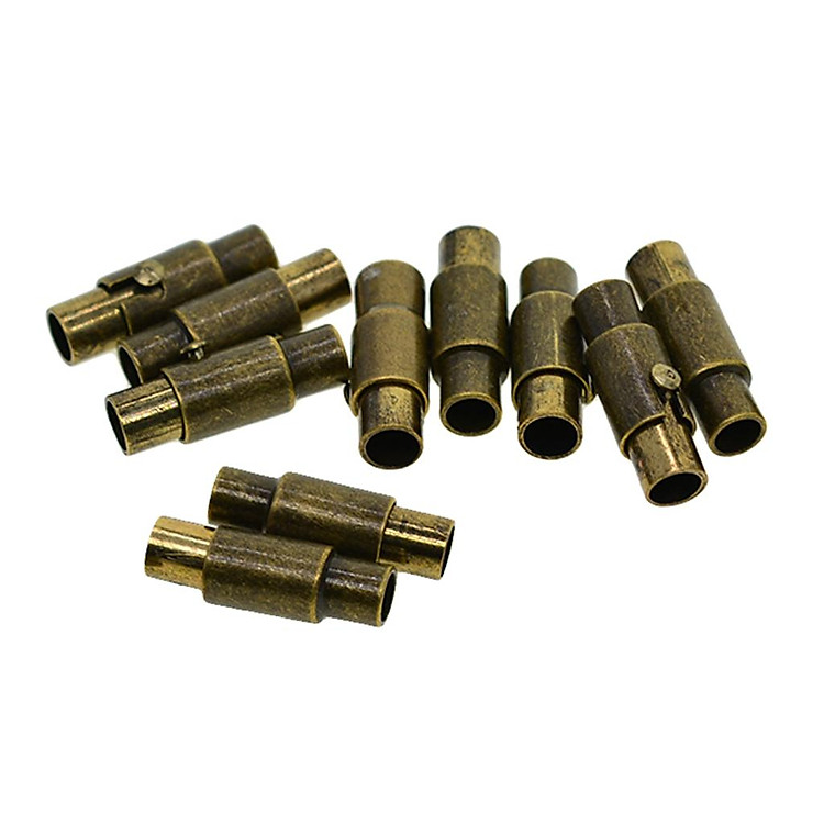 10 sets Men Fashion Jewelry Making Clasp Locking Mechanism Style Accessory Cord End Connector