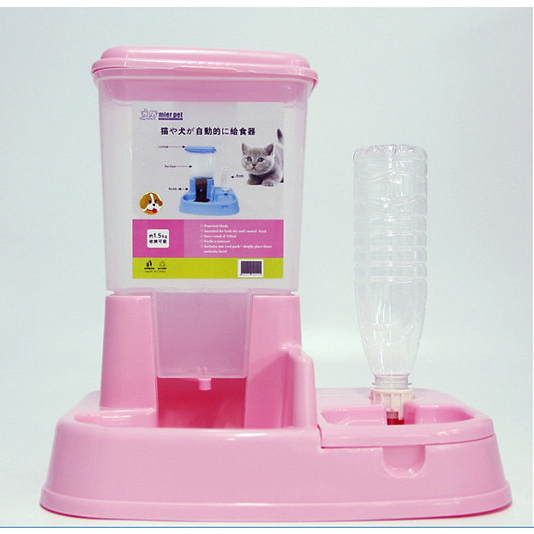 Bát Ăn Uống Tự Động Cho Chó Mèo (Màu ngẫu nhiên)
