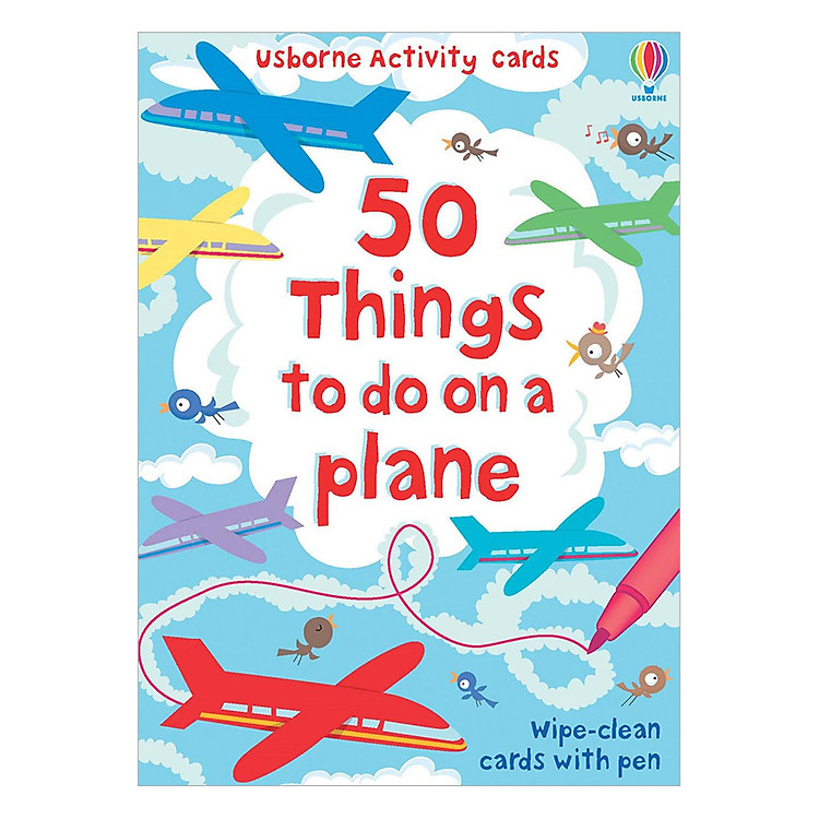 Flashcards tiếng Anh – Usborne 50 things to do on a plane