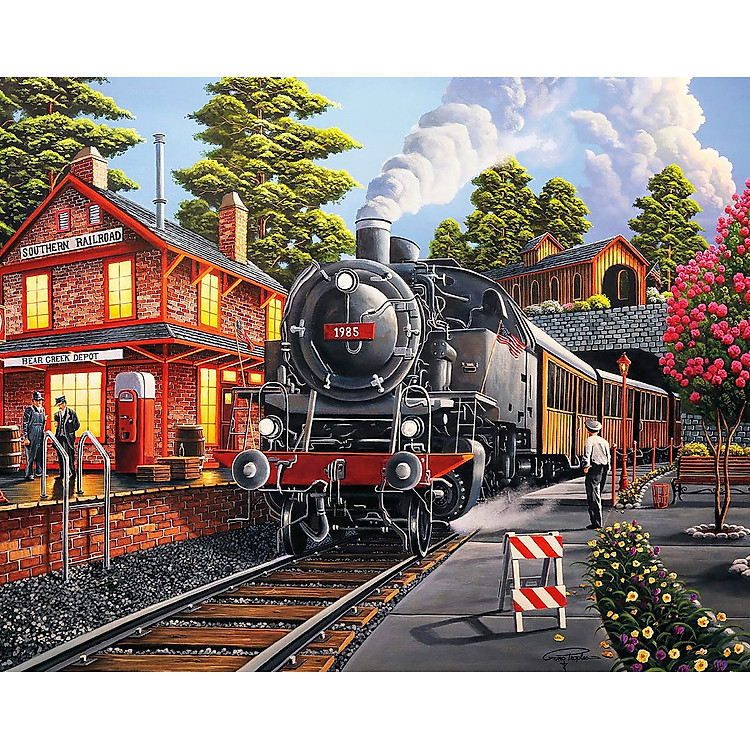 Mua Bộ tranh xếp hình 500 mảnh Hoài Cổ Chính hãng Ưu đãi - Hình ảnh 2