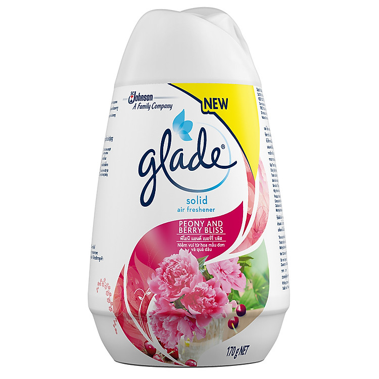 Sáp Thơm Dạng Đặc Niềm Vui Hương Hoa Mẫu Đơn Và Quả Dâu Glade (170g)