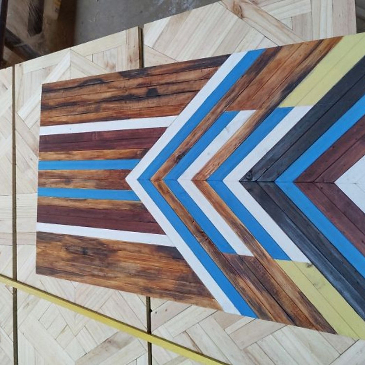 Trang trí tranh gỗ ghép đẹp