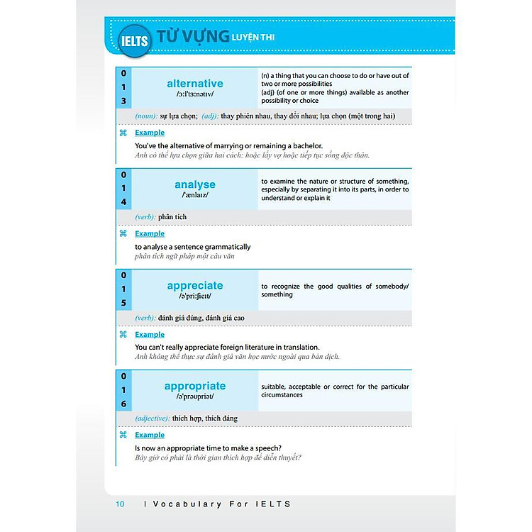 Từ Vựng Luyện Thi IELTS - Ảnh 5