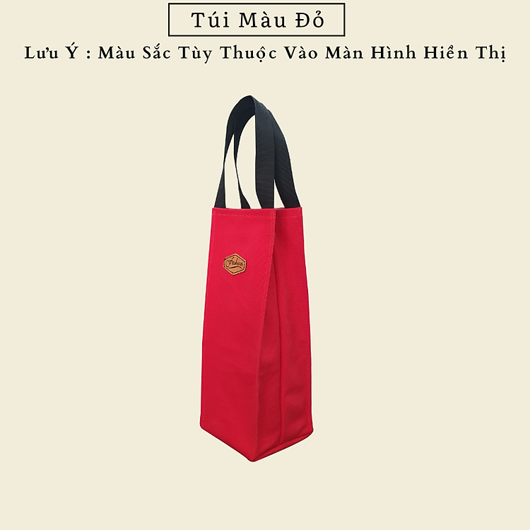 Túi Cải Canvas 2 Lớp Đựng Bình Giữ Nhiệt 1200ml ( Kích Thước 26x10x8cm )