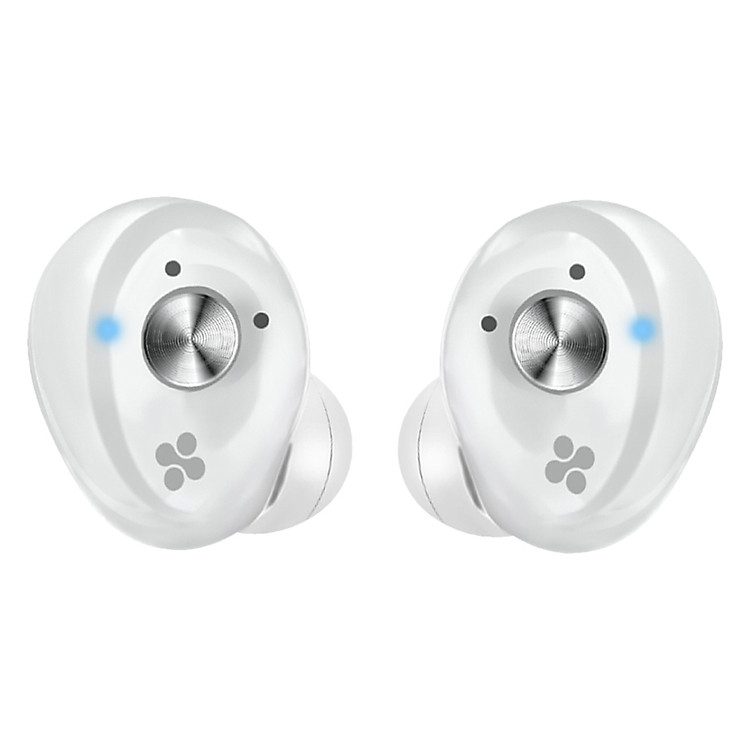 Tai Nghe Bluetooth Thể Thao Promate Primebud With Charging Case (Trắng) - Hàng Chính Hãng