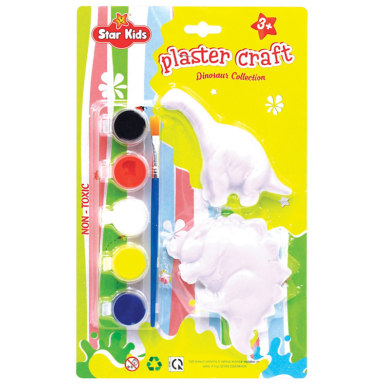 Đồ Chơi Trẻ Em - Bộ Tô Tượng Thạch Cao Khủng Long K-121