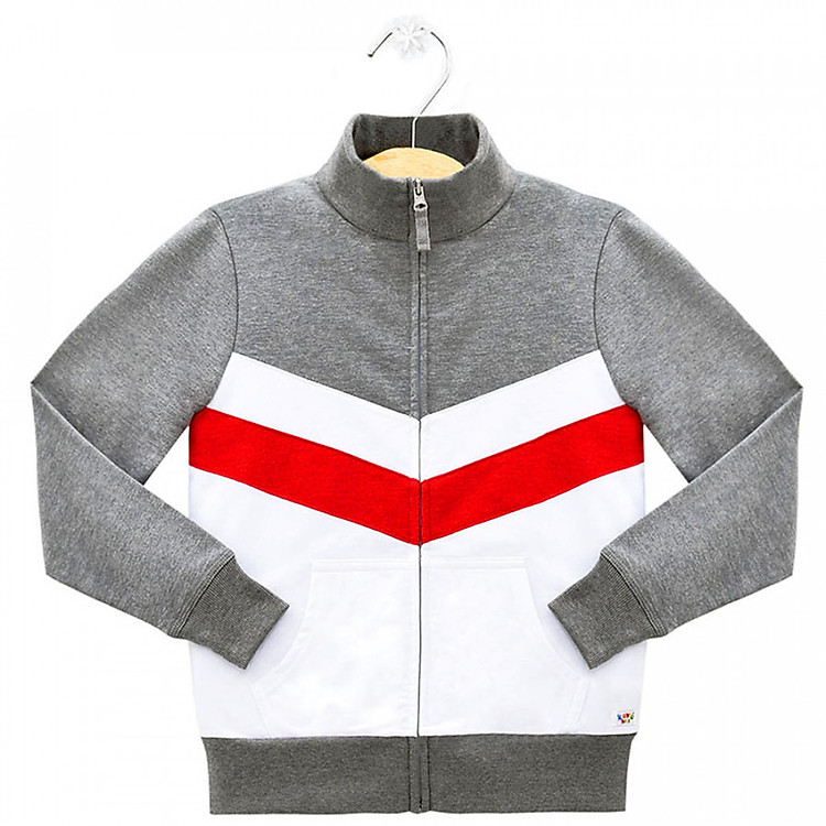 Áo Khoác Cổ Trụ Bé Trai Kavio Kids BF63 - Xám Đậm