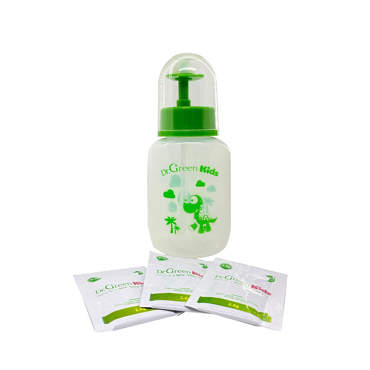 Mua Bình rửa mũi Dr.Green Kids 180ml Chính hãng Tiết kiệm - Hình ảnh 4