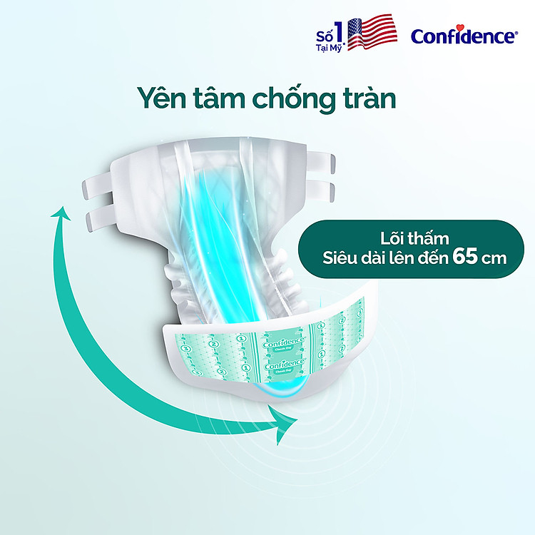 Tã dán người lớn Confidence size M Chính hãng Tiết kiệm - Hình ảnh 5