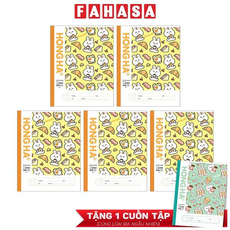 Lốc 5 Tập South Star Kawai 200 Trang 58gsm (Mẫu bìa giao ngẫu nhiên)