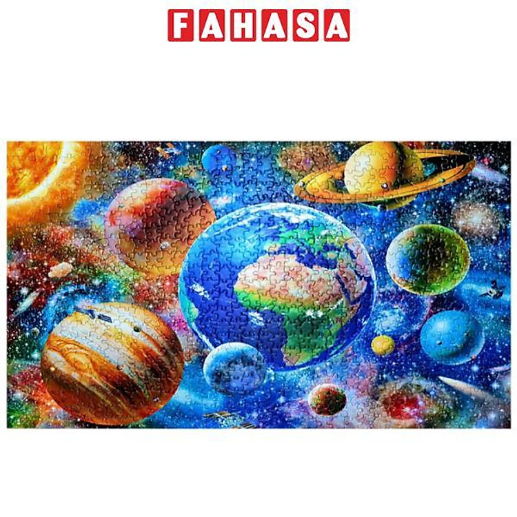 Tranh Xếp Hình 750 Mảnh Hệ Mặt Trời Chính hãng Tiết kiệm