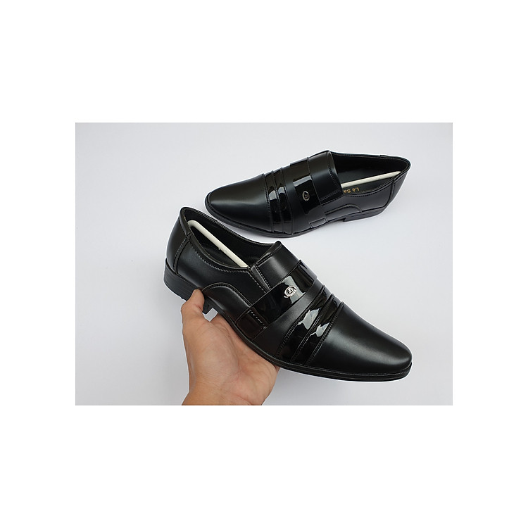 Giày Tây Nam Đế Cao Phối Da Bóng Lịch Lãm