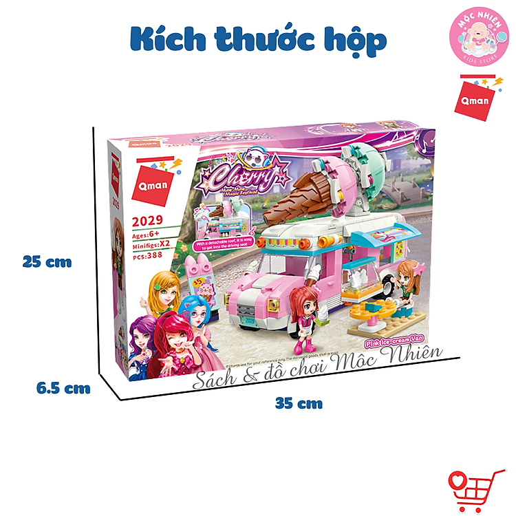 Mua Đồ chơi lắp ráp Qman 2029 - Xe Kem Chính hãng Ưu đãi - Hình ảnh 5