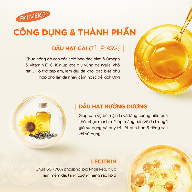 Dầu giảm nhanh khô ngứa da khi mang thai Palmer's 150ml - Ảnh 2