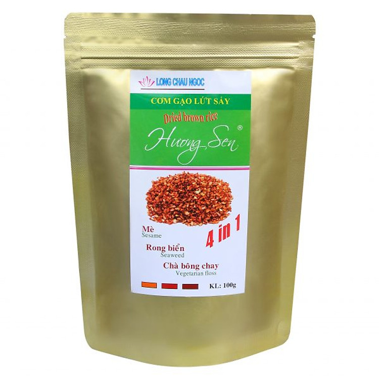 Cơm Gạo Lứt Sấy Hương Sen 4in1 (1 thùng 30 bịch)