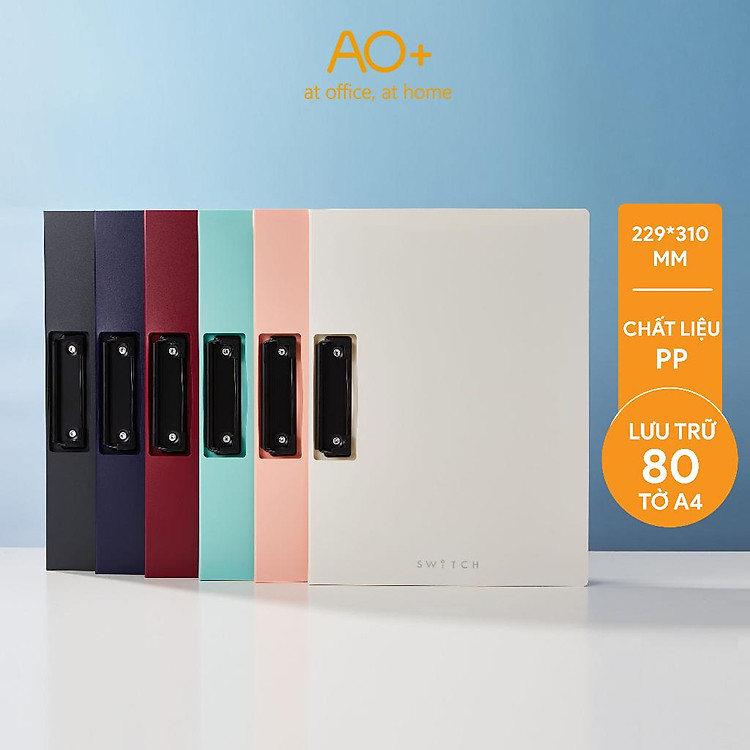 Bìa Kẹp Tài Liệu A4 Nhựa PP (Đen)