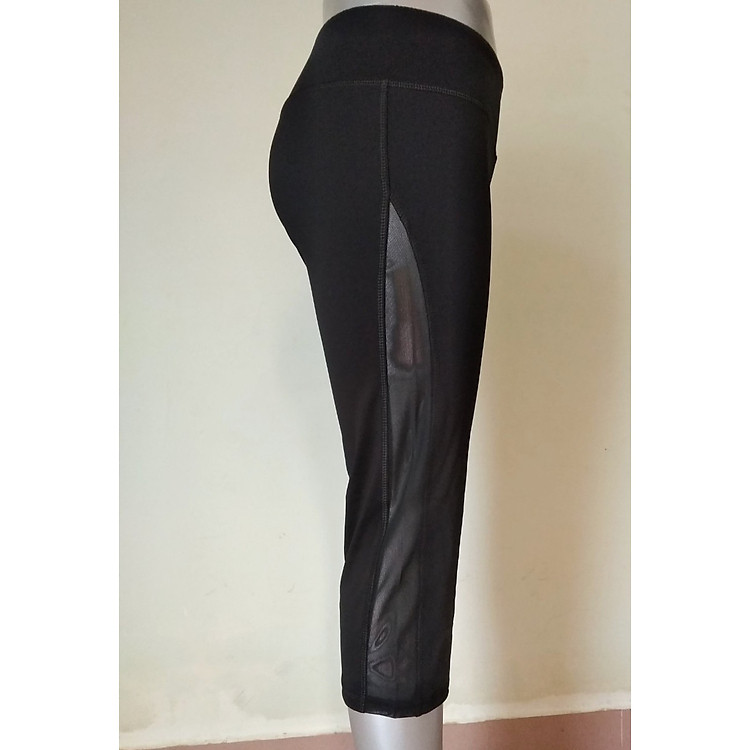 Quần tập gym yoga lửng chất thun lạnh sz lớn 3XL