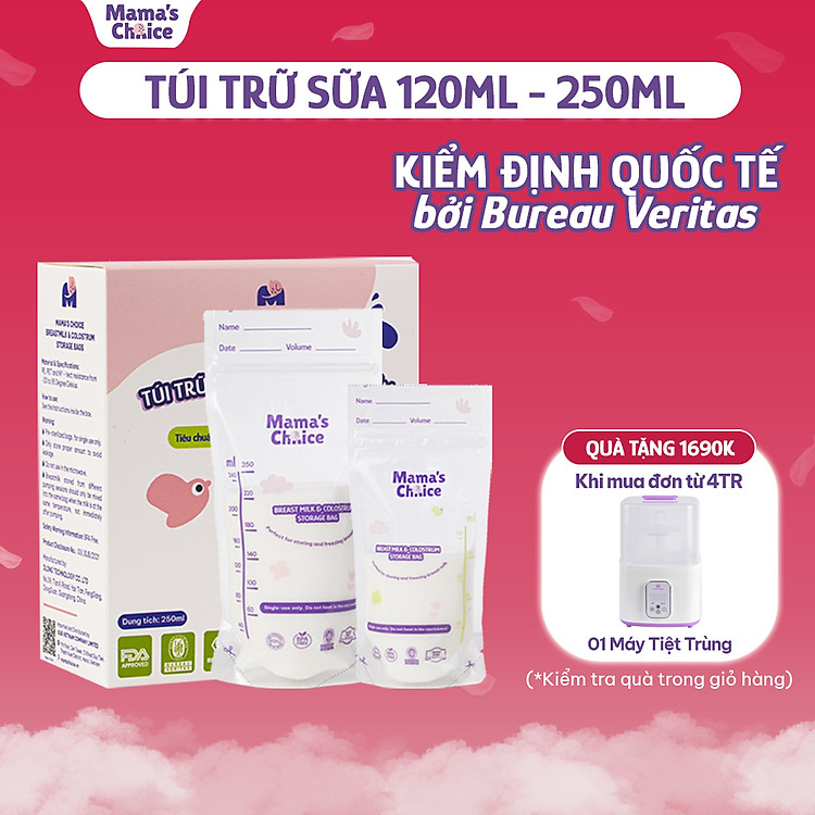 Tham Khảo tại ConCung: Túi Trữ Sữa Mẹ Mama's Choice - 10 Túi , nhận ngay nhiều Ưu đãi