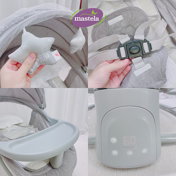 Mua Nôi ru ngủ kết hợp ghế ăn dặm Mastela Chính hãng Tiết kiệm - Hình ảnh 5