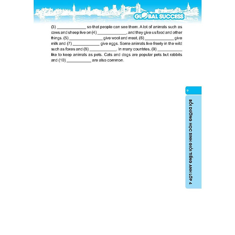 Global Success - Bồi Dưỡng Học Sinh Giỏi Tiếng Anh Lớp 4 - Có Đáp Án - Ảnh 4