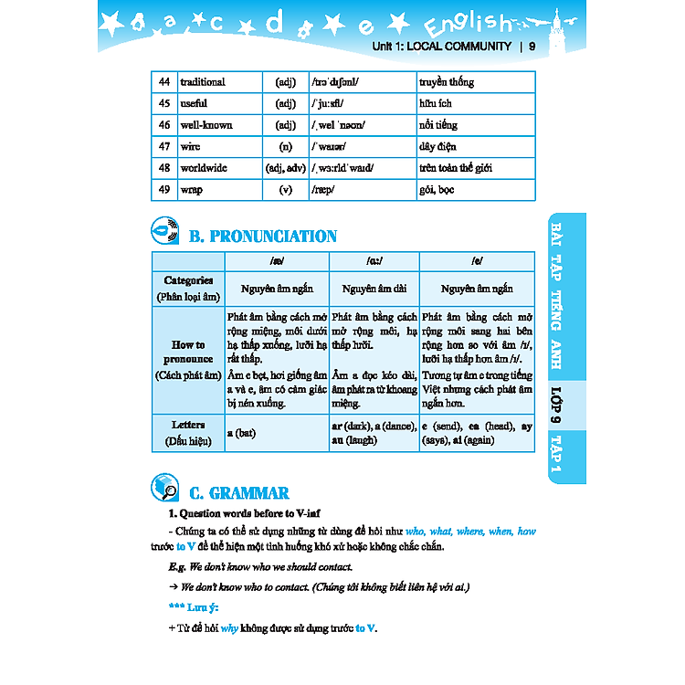 Global Success - Bài Tập Tiếng Anh Lớp 9 - Tập 1 (Có Đáp Án) - Ảnh 7