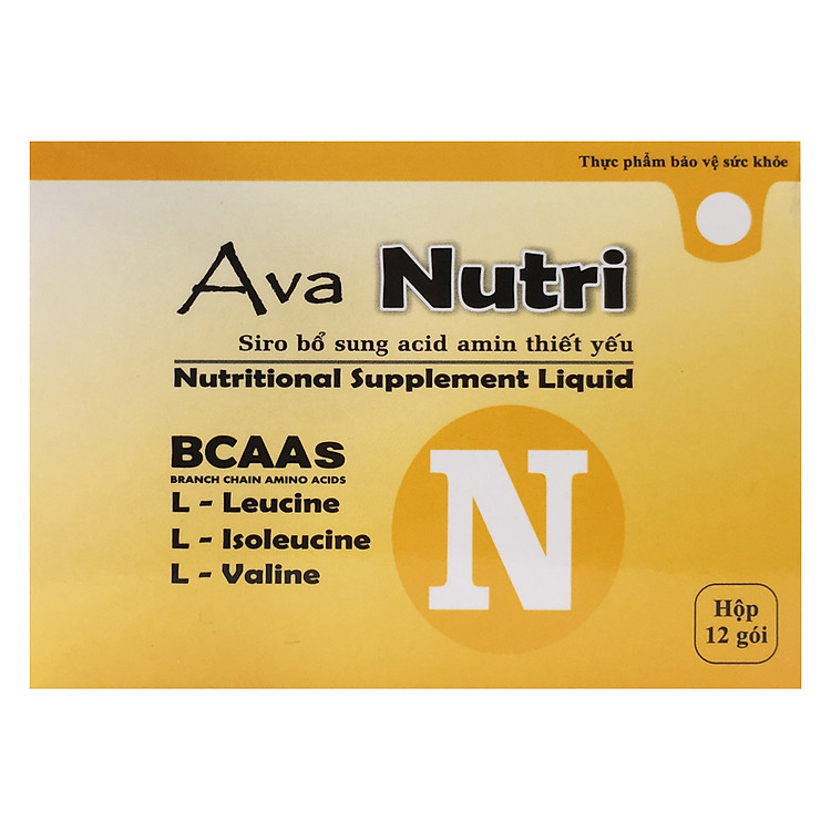 Thực Phẩm Chức Năng Ava Nutri – BCAA (Hộp 12 gói)